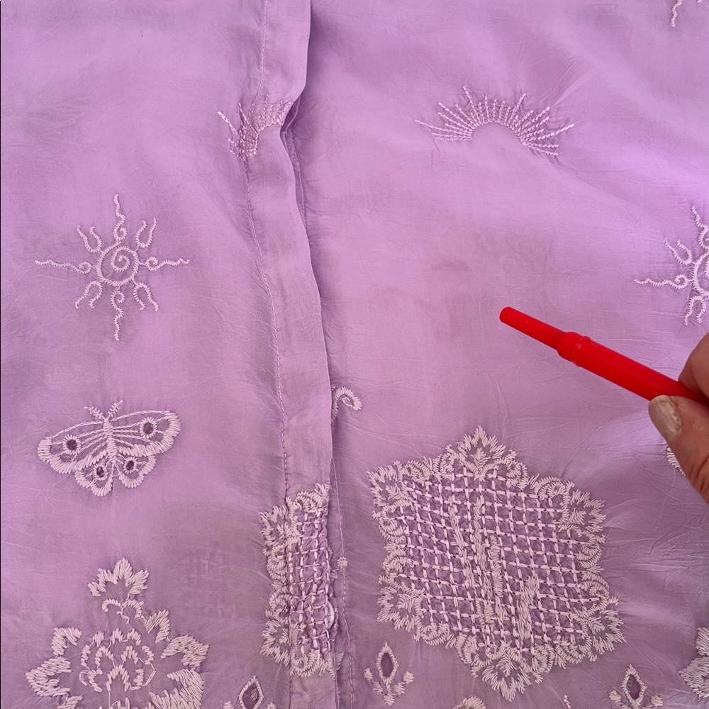 Johnny Was - Slim Audrey Embroidered Shirt - Picture 12 of 13